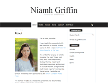 Tablet Screenshot of niamhgriffin.net